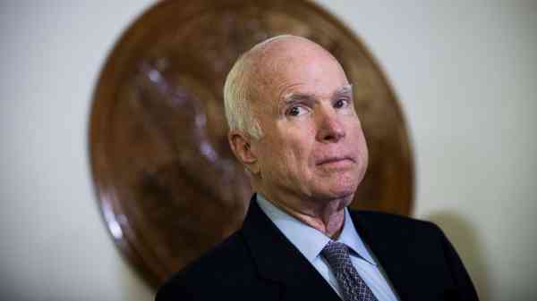 Suspending war games with South Korea a 'mistake': McCain