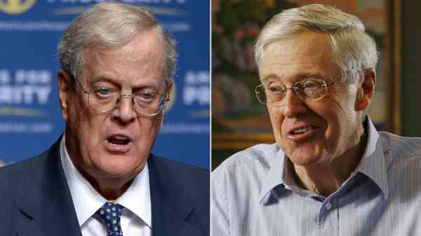 Koch brothers taking on Trump with free trade campaign