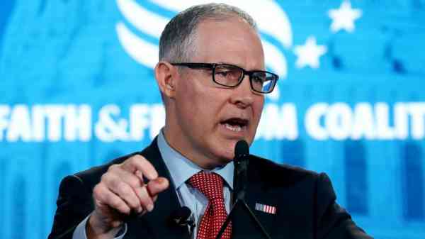 Dem: Pruitt’s EPA has stalled production of public records