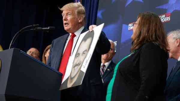 Trump cites out-of-context immigrant crime statistics in honoring 'angel families' 