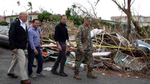 Trump receives 2018 hurricane briefing amid growing Puerto Rico controversy