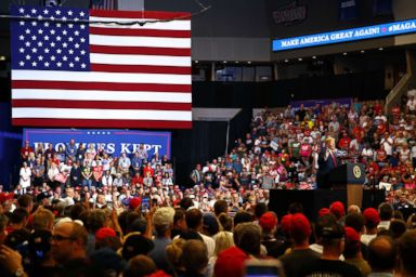 Trump rallies in North Dakota, says next SCOTUS pick should serve '40, 45 years'