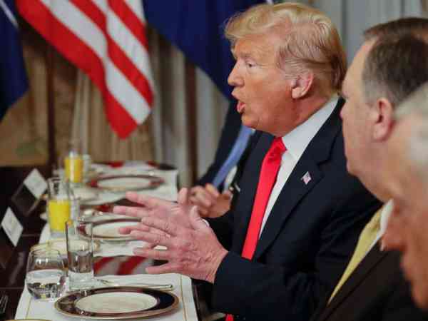 Trump issues blistering attacks on Germany at NATO breakfast