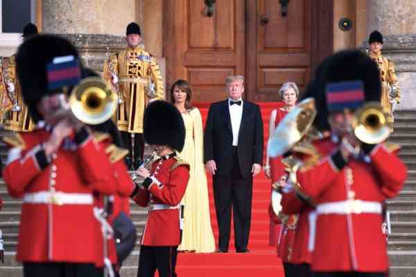 British pageantry on display at Trump's Blenheim Palace arrival