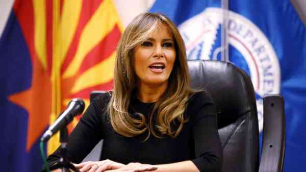 First lady Melania Trump makes second visit to border detention facility 