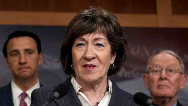 Supreme Court pick who would overturn Roe v. Wade not 'acceptable': Collins
