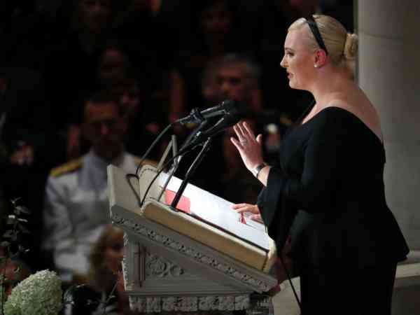 Meghan McCain gives emotional tribute to dad: 'John McCain was defined by love'