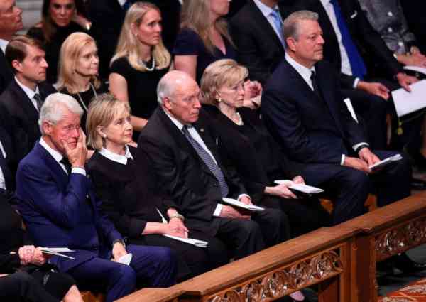 Obama reflects on private meetings with McCain at WH during memorial service