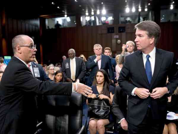 Father of Parkland victim says Kavanaugh would not shake his hand at hearing