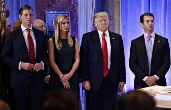 Trump only trusts small group in White House after op-ed, his son says