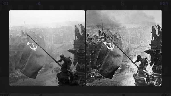 Why the Soviets doctored this iconic photo