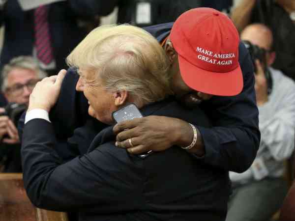 Kanye West declares love for Trump in free-wheeling, at times bizarre, WH meeting