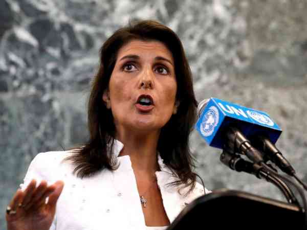 Nikki Haley resigns as UN ambassador, will leave at end of the year, Trump says