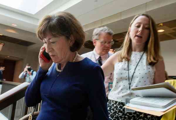 Women from Alaska and Maine flock to Washington to pressure key GOP senators 