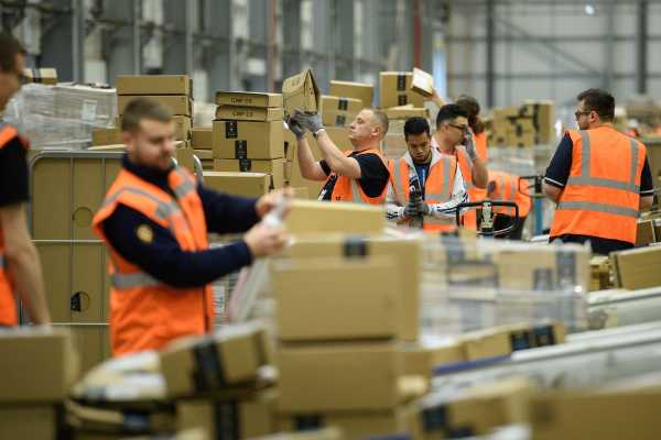 Amazon workers in Europe staged mass walkouts, protesting poor conditions and low wages