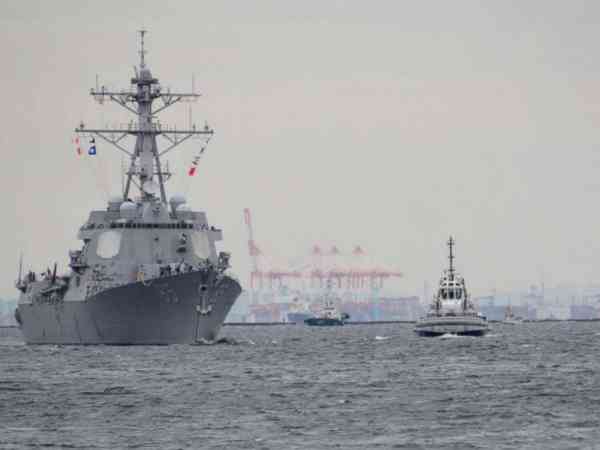 US Navy destroyer sails through waters claimed by Russia in Sea of Japan