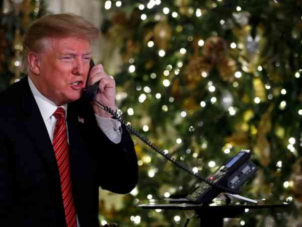 President Trump asks 7-year-old if she still believes in Santa Claus