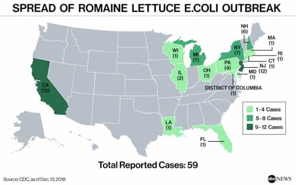 E. coli outbreak in romaine lettuce traced to California farm