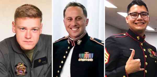 5 Marines killed in midair collision identified