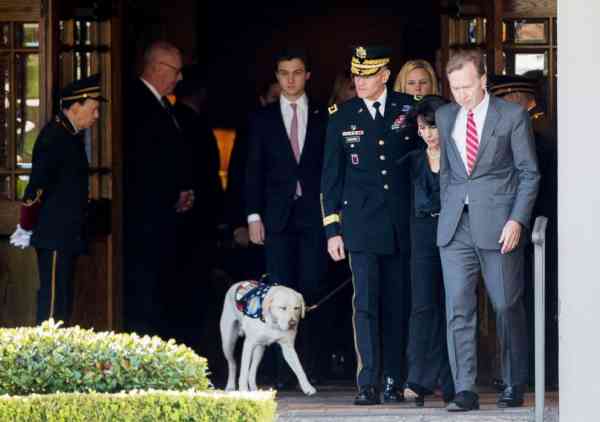 'Mission complete:' Bush 41's service dog will be by family's side through services