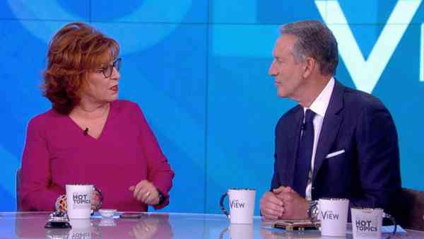 Former Starbucks CEO responds to critics of possible presidential run on 'The View'
