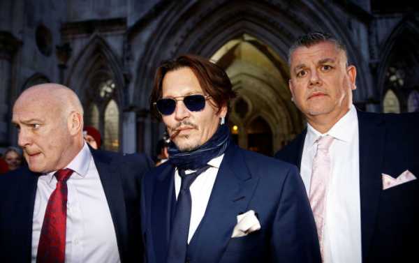 Johnny Depp Appears in UK High Court to Sue The Sun For Claiming He Hit Amber Heard