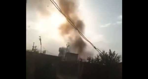 WATCH Black Smoke Rising Into Sky After 'US Rocket' Hits Residential Building in Kabul 